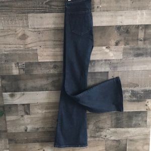 Banana Republic High Waist Wide Flare Jeans